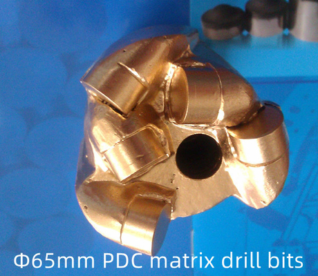 Uso della miniera di carbone del diametro 65mm del tagliente del corpo PDC della matrice del certificato ISO9001