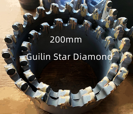 Stella Diamante Exploration Drill Bits PDC che svuota il diametro di 200mm