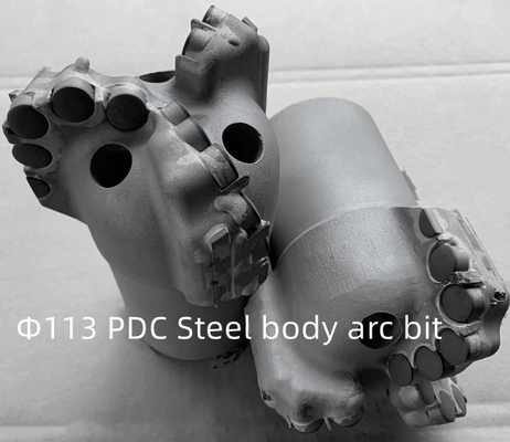 Angolo Diamante Bit policristallino, tagliente dell'arco del giacimento di petrolio di 96mm PDC