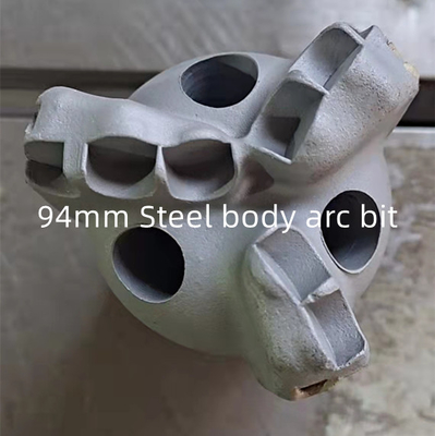 Angolo Diamante Bit policristallino, tagliente dell'arco del giacimento di petrolio di 96mm PDC