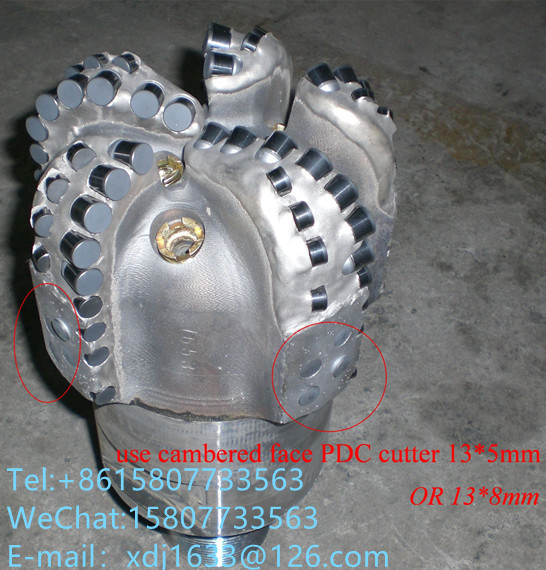 Tagliente dell'olio del diametro 89mm 444.5mm PDC, tagliente del giacimento di petrolio per la perPerazione del Pero profondo